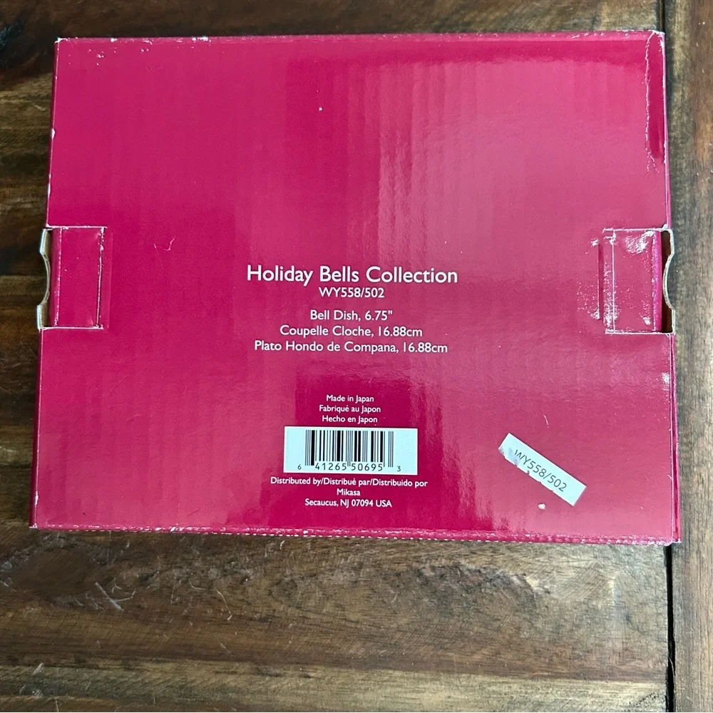 Celebrations by Mikasa‎ Bell Dish & Bless This Home Crystal Sweets Dish Holiday